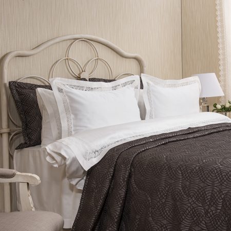 Lenjerie de pat matrimonială Luxury Embroidery Sira Ebruli - Lenjerii de pat premium