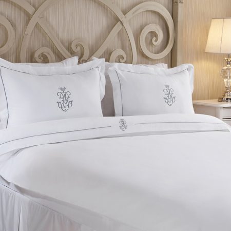 Lenjerie de pat matrimonială Luxury Embroidery San Damièn Collection - Yani Arma (6 piese) - Imagine 3