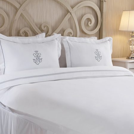 Lenjerie de pat matrimonială Luxury Embroidery Yani Arma - Imagine 2