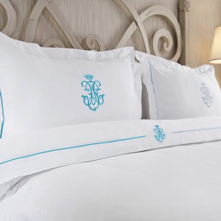 Lenjerie de pat matrimonială Luxury Embroidery San Damièn Collection - Yani Arma (6 piese) - Imagine 14