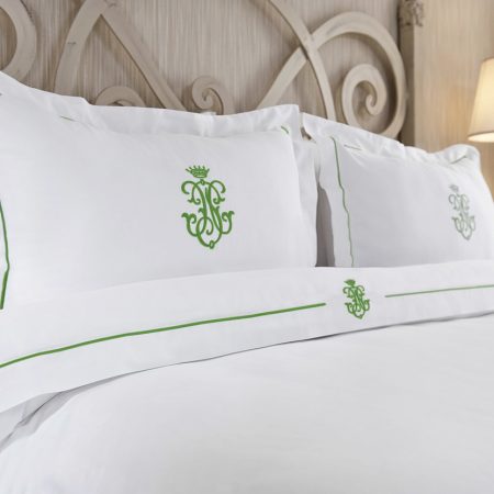 Lenjerie de pat matrimonială Luxury Embroidery San Damièn Collection - Yani Arma (6 piese) - Imagine 15