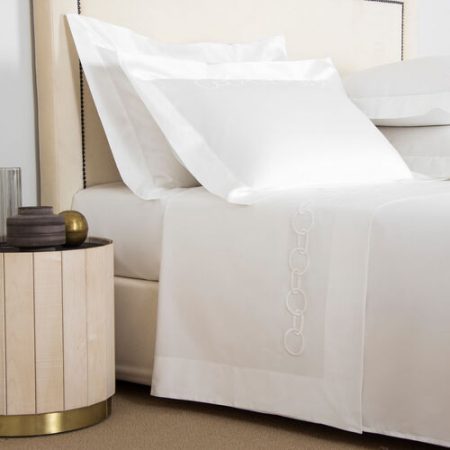 Lenjerie de pat matrimonială San Damièn Collection - Circles Luxury Embroidery (6 piese) - Imagine 7