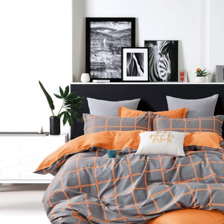 Lenjerie de pat Allium White 100% bumbac Saten Plain, densitate 300TC - Premium - Lenjerii albe