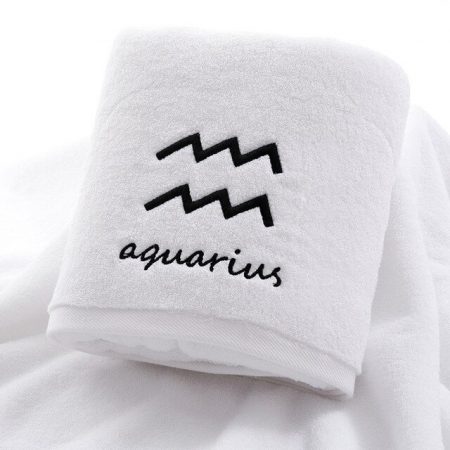 Set 4 Prosoape de Baie Astrology LUX 650gr/mp Extra SOFT- Alb - Imagine 4