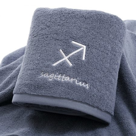 Set 4 Prosoape de Baie Astrology LUX 650gr/mp Extra SOFT- Antracit - Imagine 14