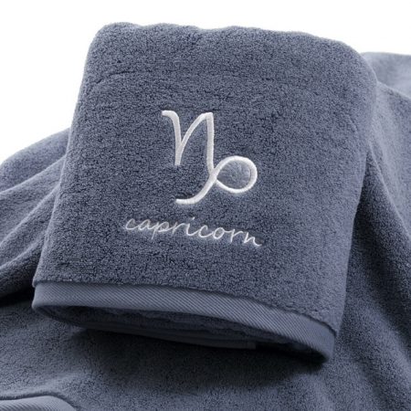 Set 4 Prosoape de Baie Astrology LUX 650gr/mp Extra SOFT- Antracit - Imagine 13