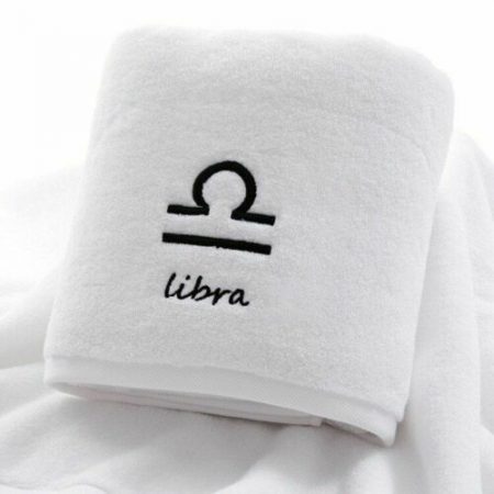 Set 4 Prosoape de Baie Astrology LUX 650gr/mp Extra SOFT- Alb - Imagine 5