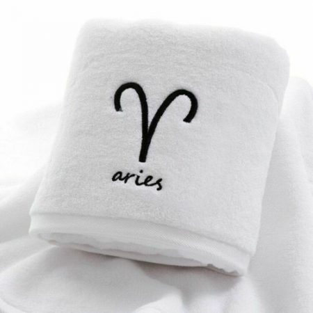 Set 4 Prosoape de Baie Astrology LUX 650gr/mp Extra SOFT- Alb - Imagine 6