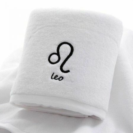 Set 4 Prosoape de Baie Astrology LUX 650gr/mp Extra SOFT- Alb - Imagine 12