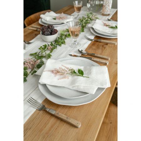 Set 4 È˜ervete de masă Hemstitch Cotton Luxury 45x45cm - Imagine 3