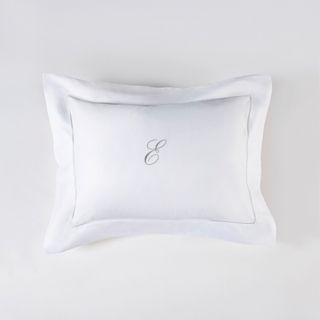 Set 2 Fețe de pernă Luxury Embroidery 50x70cm Chain Personal cu Monogramă - Imagine 8