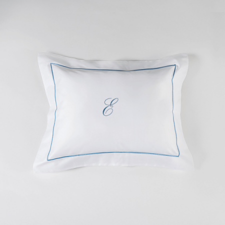 Set 2 Fețe de pernă Luxury Embroidery 50x70cm Chain Personal cu Monogramă - Imagine 7