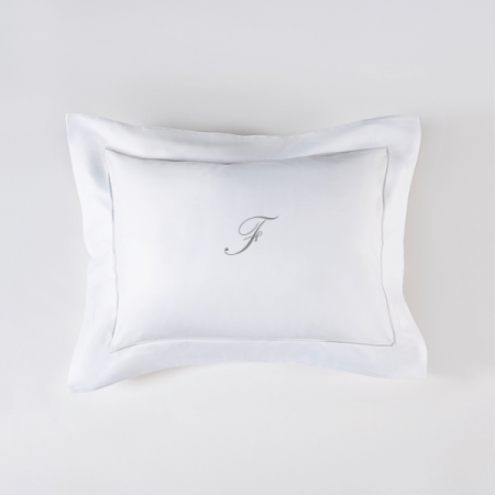 Set 2 Fețe de pernă Luxury Embroidery 50x70cm Chain Personal cu Monogramă - Imagine 10