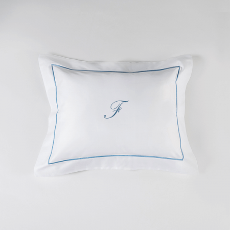 Set 2 Fețe de pernă Luxury Embroidery 50x70cm Chain Personal cu Monogramă - Imagine 9