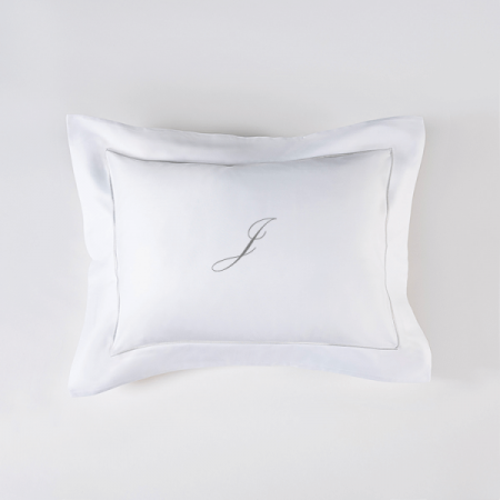 Set 2 Fețe de pernă Luxury Embroidery 50x70cm Chain Personal cu Monogramă - Imagine 18