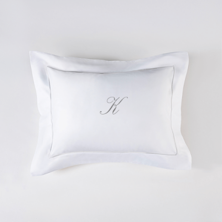 Set 2 Fețe de pernă Luxury Embroidery 50x70cm Chain Personal cu Monogramă - Imagine 20