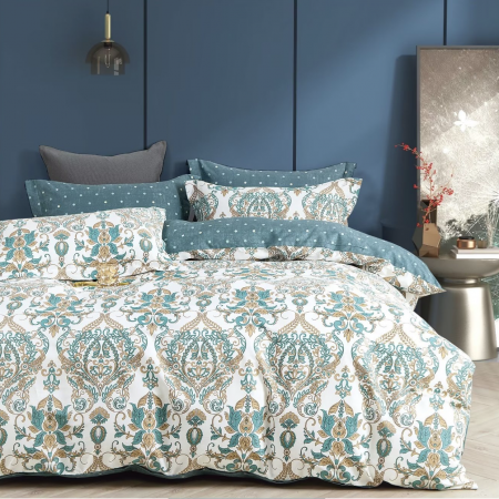 Lenjerie de pat Serenity Slumber 100% bumbac satinat - Lenjerii colorate