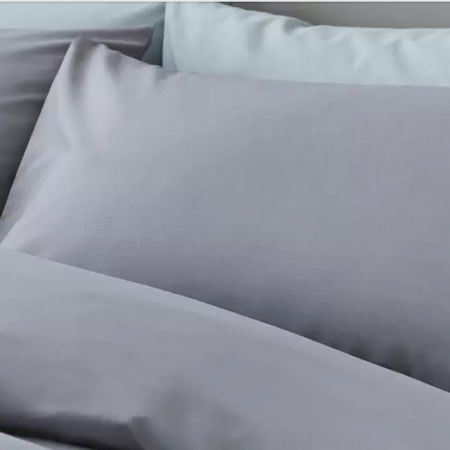 Lenjerie de pat Satin Pure Grey (Platinum) Brown 100% bumbac, densitate 300TC - Premium - Imagine 3