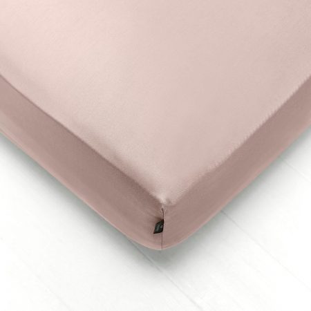 Lenjerie de pat Satin Dust Pink 100% bumbac, densitate 300TC - Premium - Imagine 4