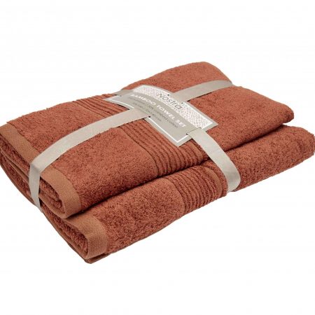 Set 2 Prosoape de Baie BAMBOO 600gr/mp Extra SOFT - Sand - Prosoape colorate