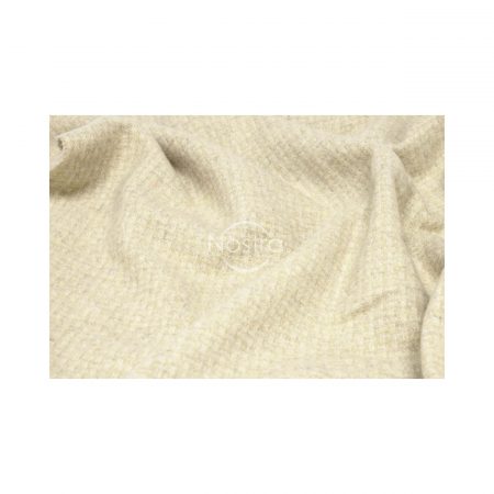 Pătură Andora din lână MERINO și CAȘMIR 140x200cm - Sand - Imagine 3
