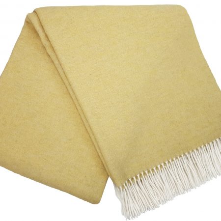Pătură 90% lână merino și 10% cașmir - Faro Lux Light Blue - Pături MERINO