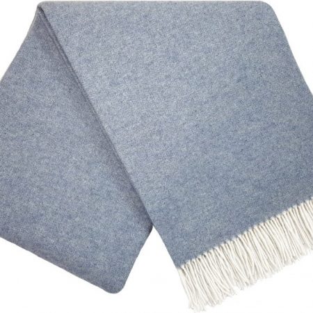 Pătură 90% lână merino și 10% cașmir cu două fețe - Faro Lux Pink Gray - Pături MERINO
